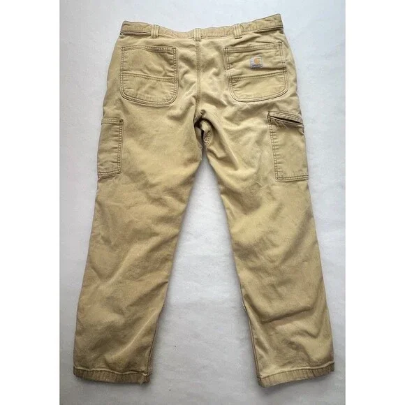 Carhartt Men's Rugged Flex Relaxed Fit  Double Knee Utility Work Pants 36x30 - Picture 2 of 13